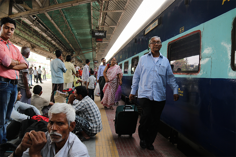 Vlak v Indii