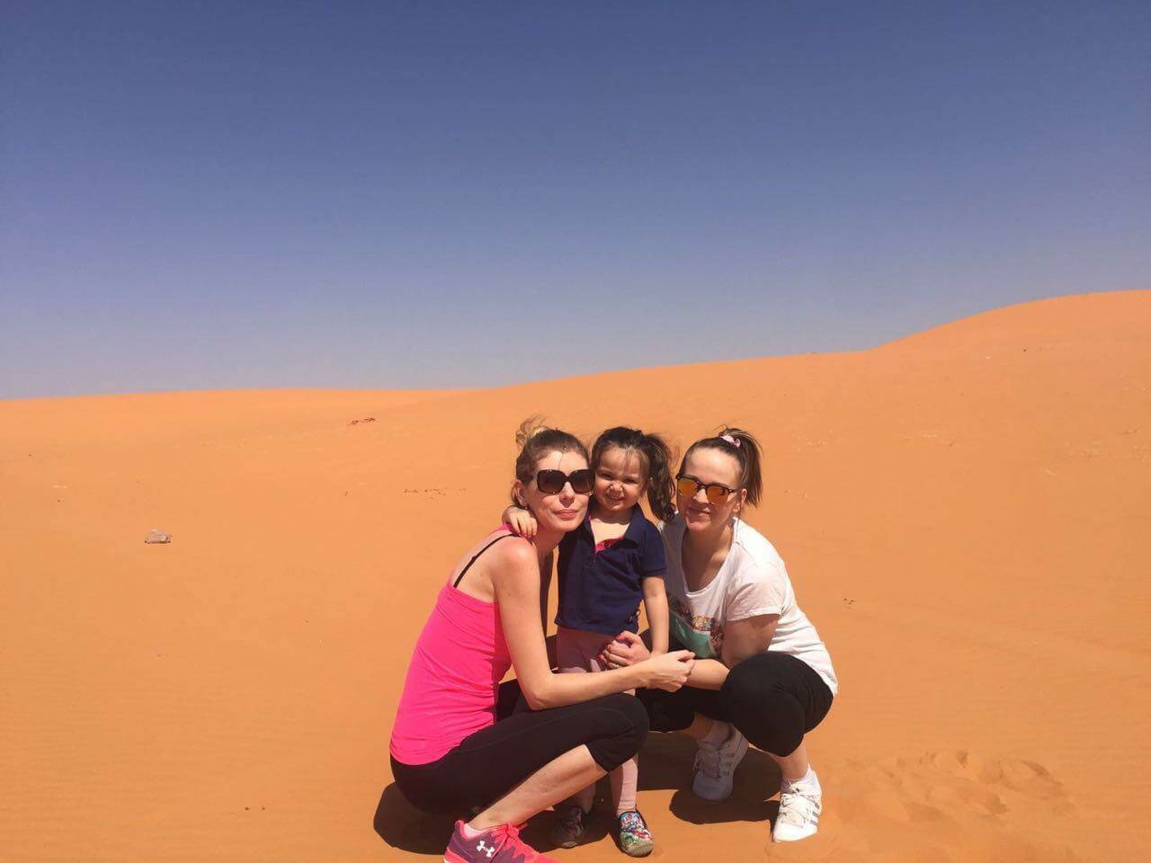 Veronika, Miša a jej dcérka Dareenka na púšti