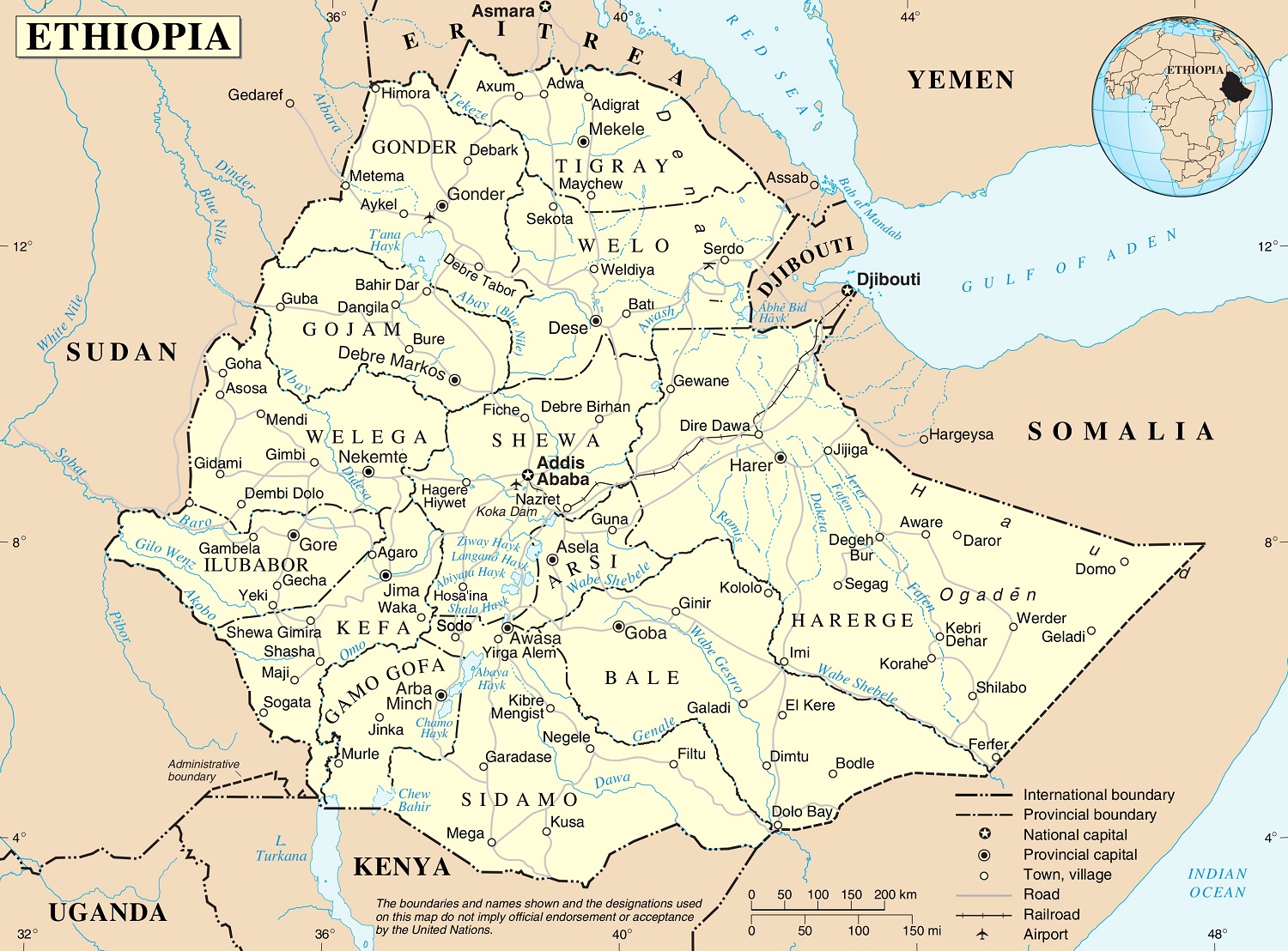 Etiópia - cestovateľské rady, tipy a itinerár