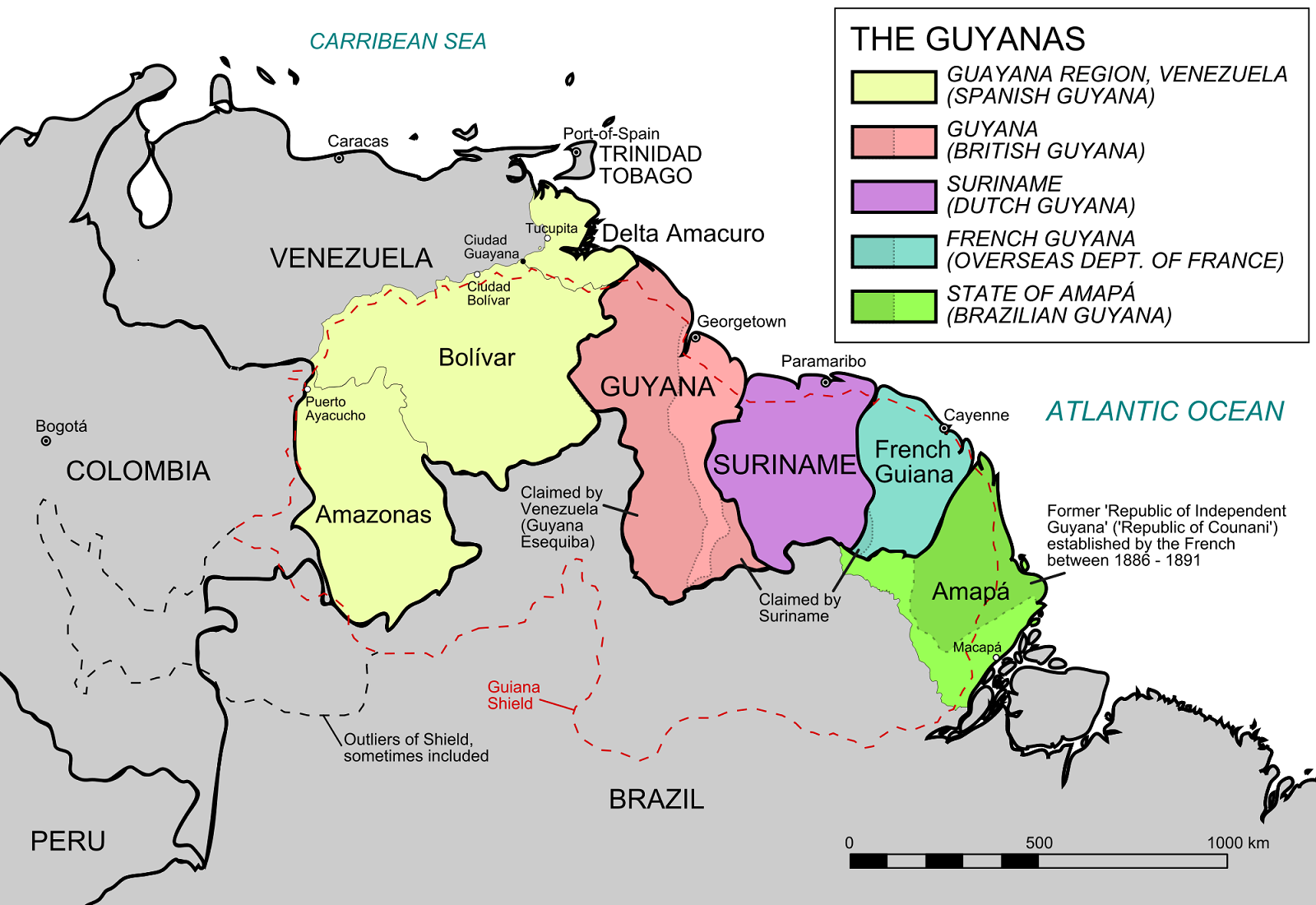 Francúzska Guyana, Surinam, Guyana, Trinidad a Tobago – cestovateľské rady, tipy a itinerár