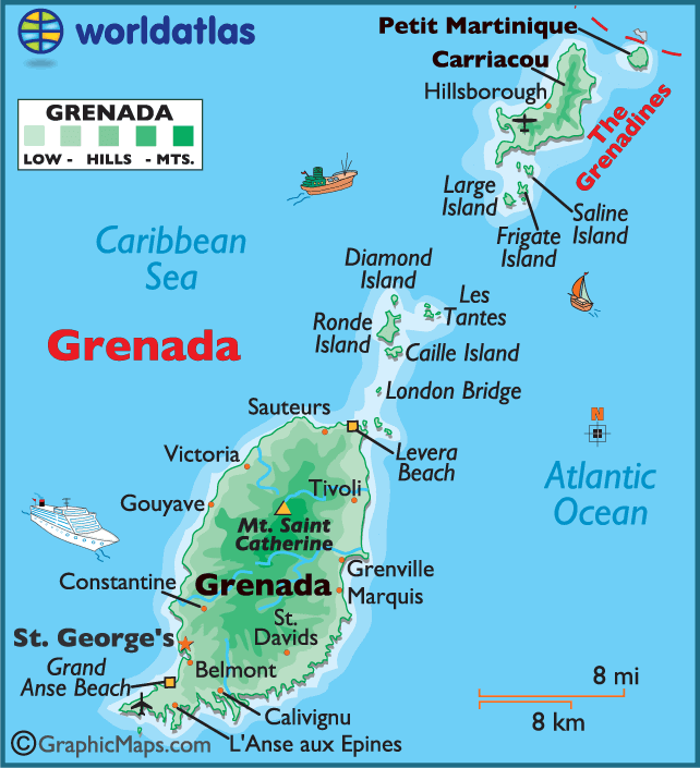 Grenada - cestovateľské rady, tipy a itinerár