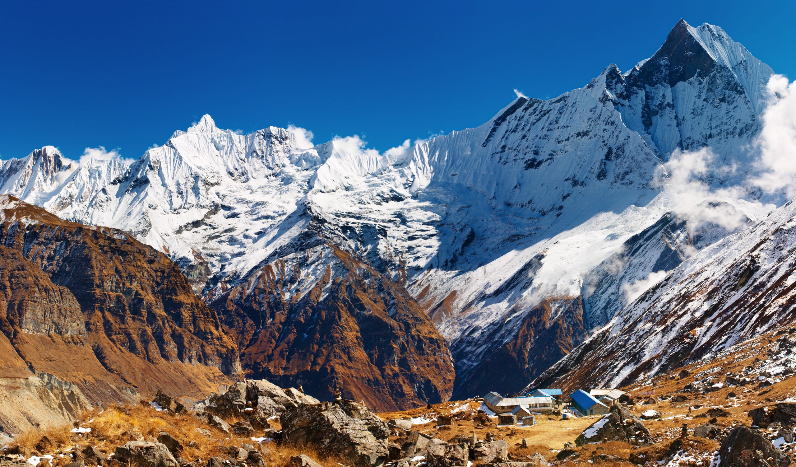 Nepál, sviatok Holi a Annapurna BC